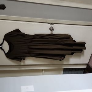 Olive green size XL high low dress